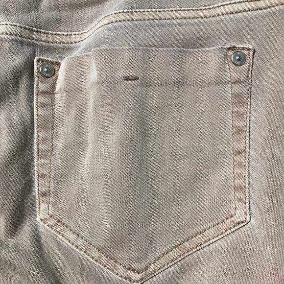 J Jill authentic fit slim ankle 8 womens pink denim jeans casual soft stretchy - Picture 10 of 12